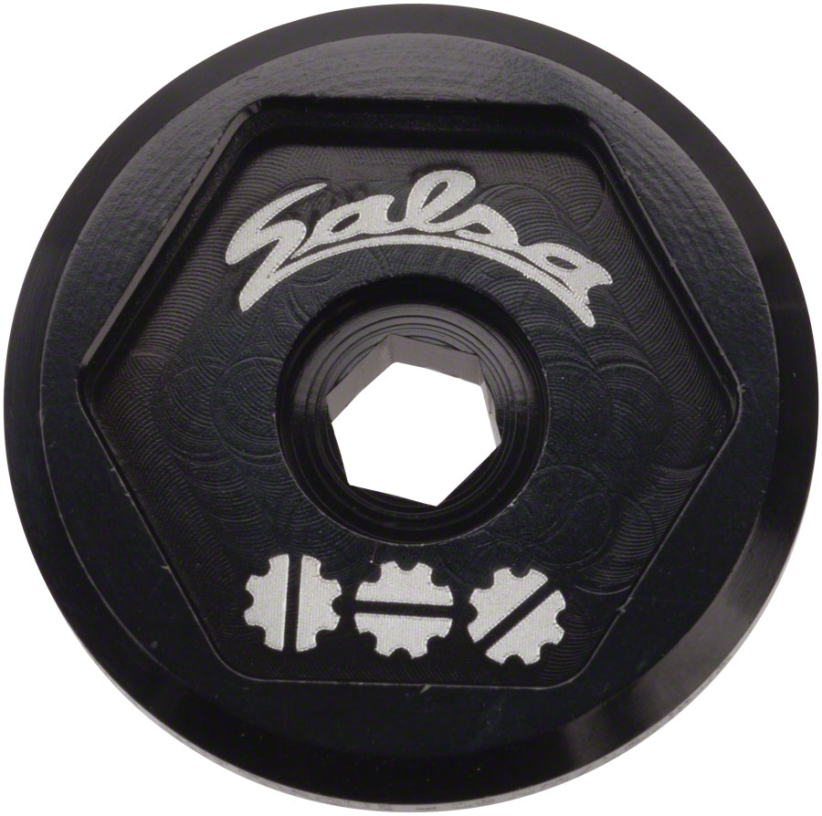 Salsa Split Pivot Dropout Tool Top Cap Black with Black Bolt 