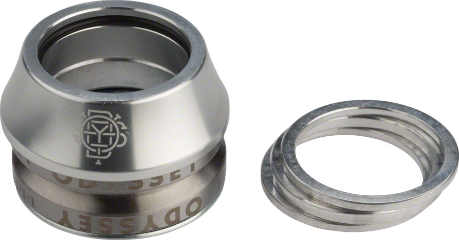 Odyssey Pro Conical Headset - Integrated, 1-1/8", 45 x 45, 12mm Stack, High Polished 