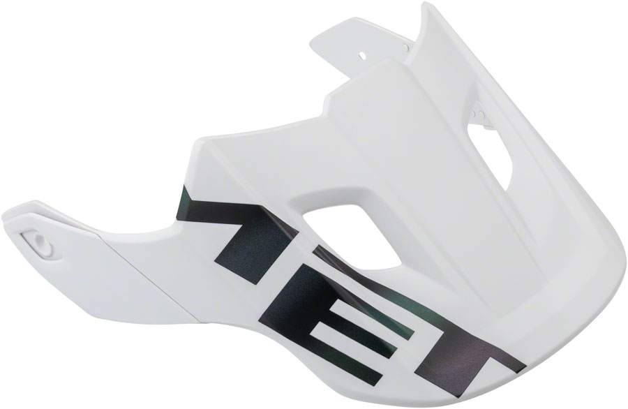 MET Helmets Roam Visor - Small/Medium, White Iridescent/Matte 