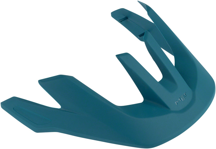 MET Helmets Echo Visor - Petrol Blue, Universal 