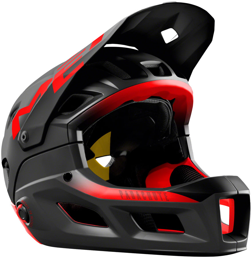 MET Parachute MCR MIPS Helmet - Black Red, Small 