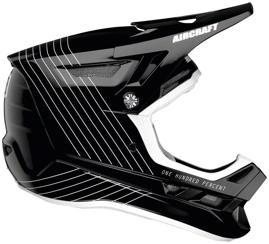 100% Aircraft Composite Full Face Helmet - Silo, X-Small