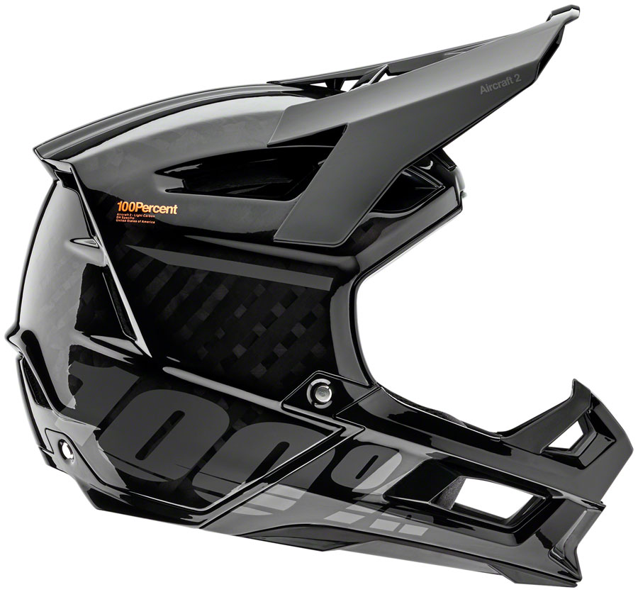 100% Aircraft2 Full Face Helmet - Black, Large






