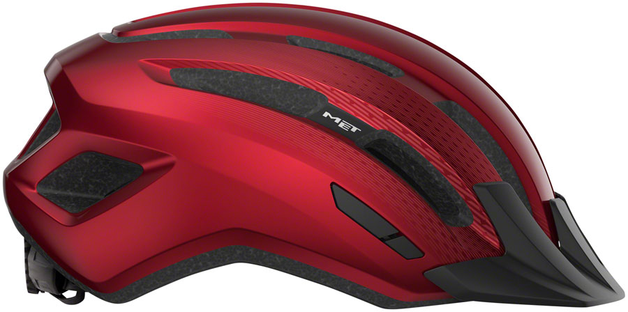 MET Downtown MIPS Helmet - Red, Glossy, Small/Medium | Bikeparts.Com