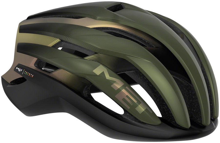 MET Trenta MIPS Helmet - Olive Iridescent, Matte, Medium 