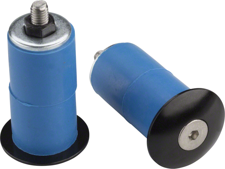 Problem Solvers Bar End Plugs: Black 