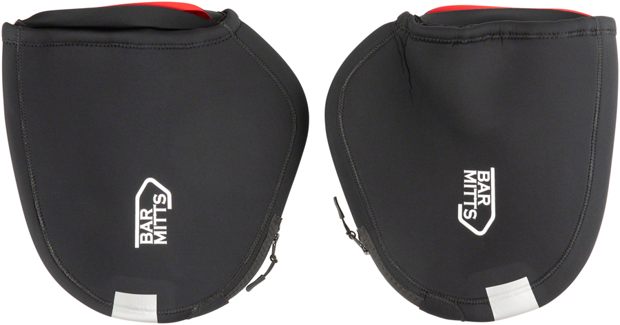 Bar Mitts Dual Position Extreme Road Pogie Handlebar Mittens - Externally Routed Older Shimano Black 