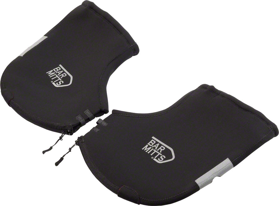 Bar Mitts Extreme Mountain/Flat Bar Pogies for Bar Ends - Black, Small/Medium 