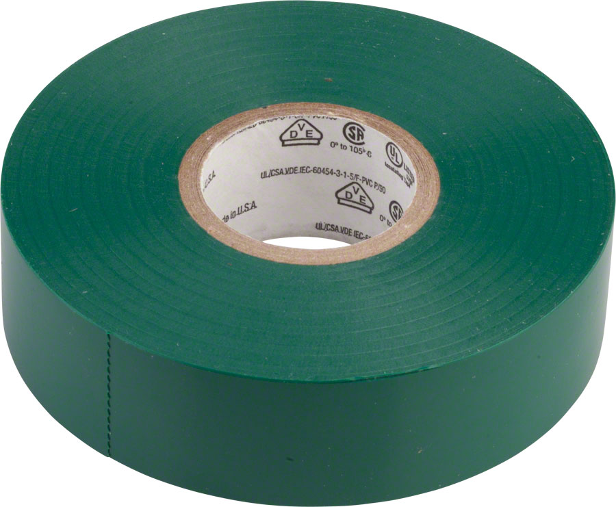 3M Scotch Electrical Tape #35 3/4" x 66' Green