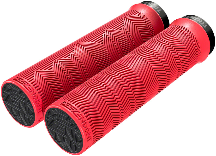 TruVativ Descendant Grips - Locking, 133mm, Red 