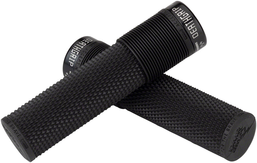 DMR DeathGrip Race Edition Grips - Thin, Flangeless, Lock-On, Black 