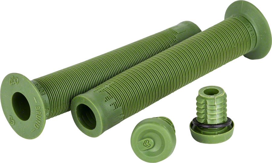 Eclat Bruno Grips - Army Green, Flange 