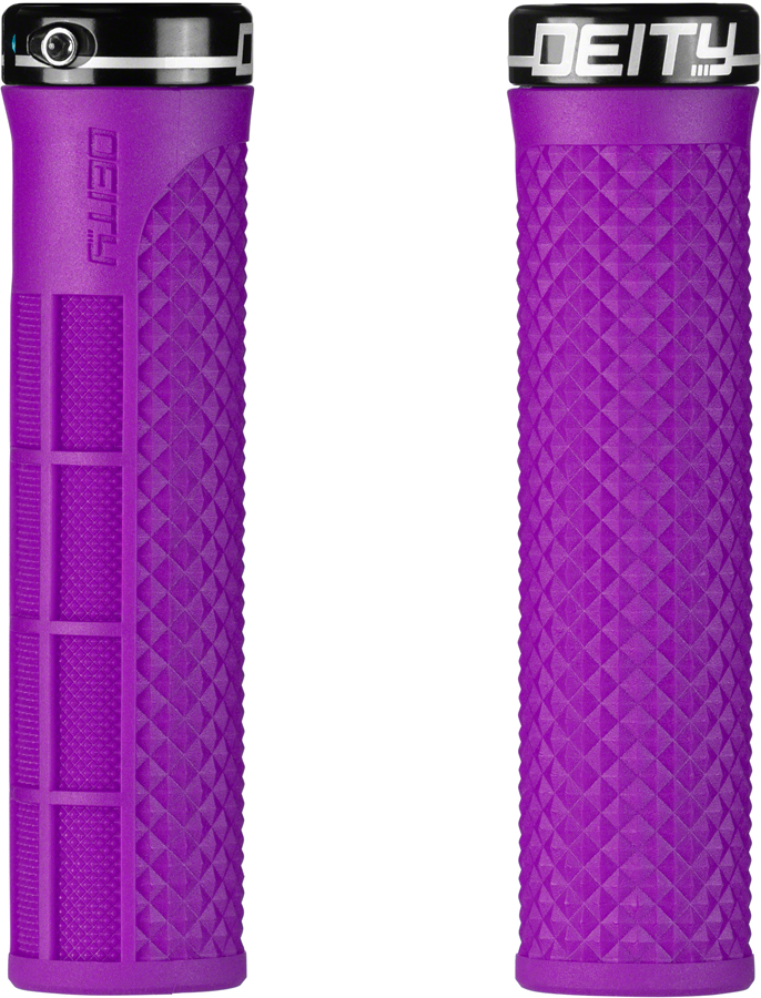 DEITY Lockjaw Grips Purple, LockOn