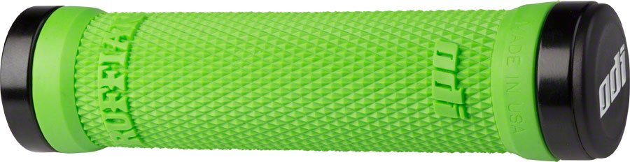 ODI Ruffian Grips - Lime Green, Lock-On 