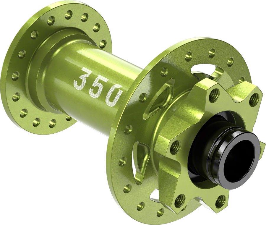 DT Swiss 350 Front Hub - 15 x 110mm, 6-Bolt, Limited Edition Green, 32H 