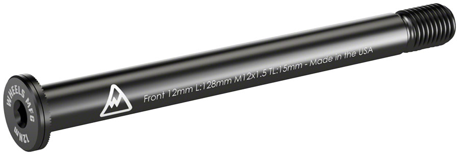 Wheels Manufacturing Front Thru Axle - M12 x 1.5 x 15, 128mm 