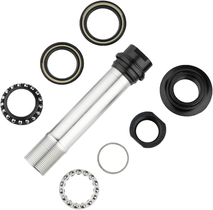 Shimano Hub Axle Set - Front, HB-MT400-B