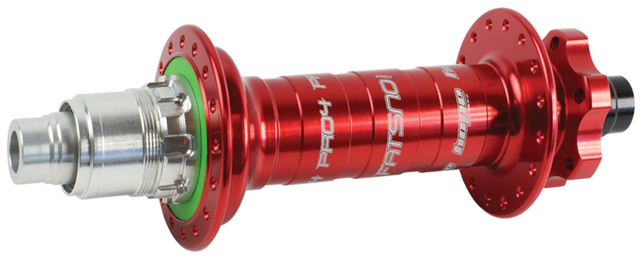 Hope Fatsno Pro 4 Rear Hub - 12 x 197mm, 6-Bolt, XD, Red, 32H






