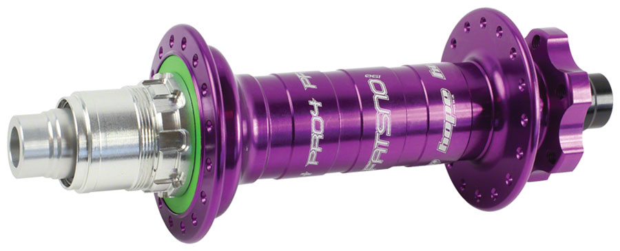 Hope Fatsno Pro 4 Rear Hub - 12 x 197mm, 6-Bolt, XD, Purple, 32H






