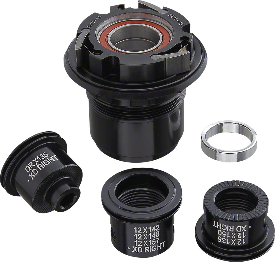 Spank Alloy XD Freehub Body, including 2 bearings and endcaps for 12mm axles, for Oozy and Spike hubs 