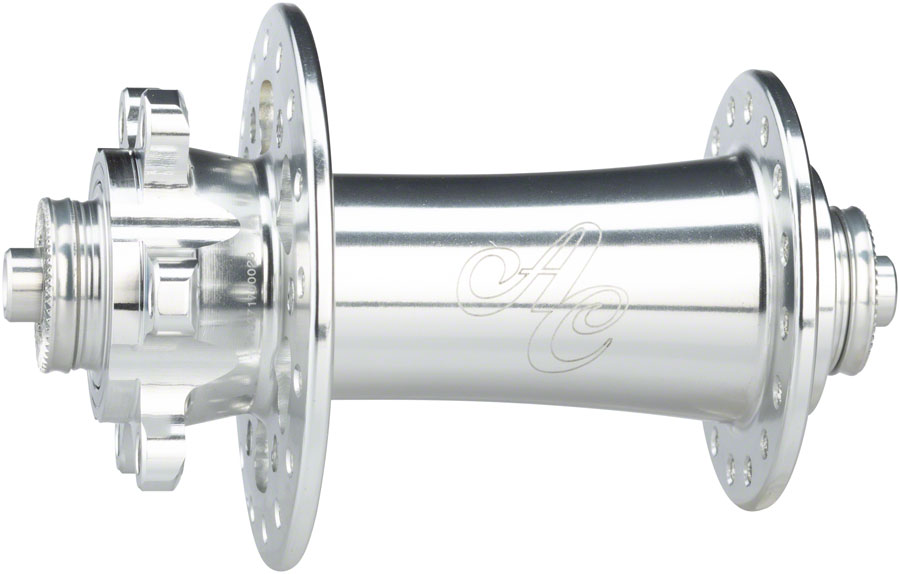 All-City Go-Devil Front Hub - 15/12/QR x 100mm, 6-Bolt, Silver, 32h 