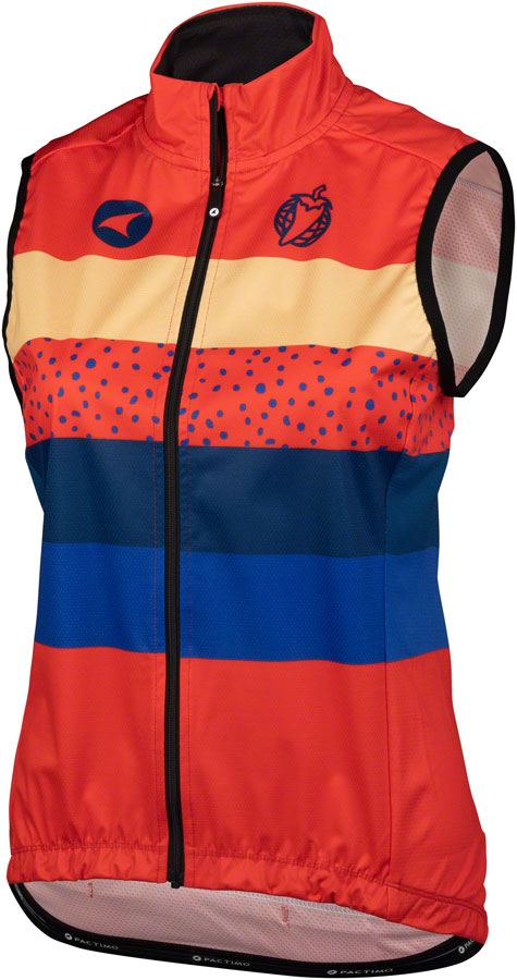 Salsa Team Polytone Women's Vest - Red, w/ Stripes, 2X-Large 