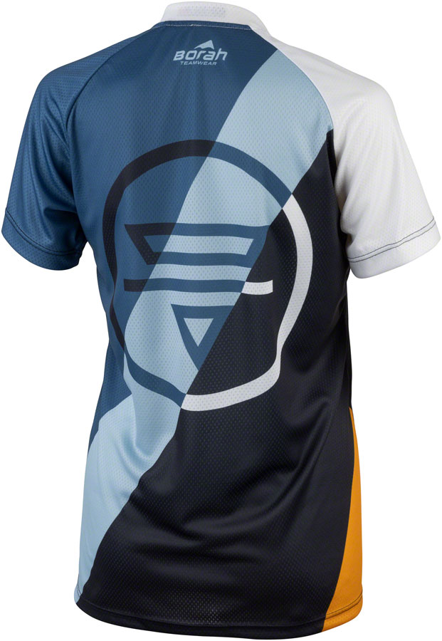 Teravail Waypoint Women's MTB Jersey White, Blue, Lite Blue, Black, Gold, Large