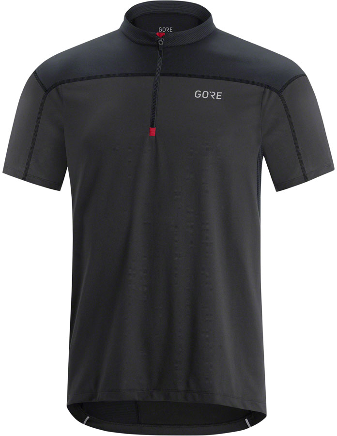 Gorewear C3 Zip Cycling Jersey - Terra Grey/Black, Men's, Small 