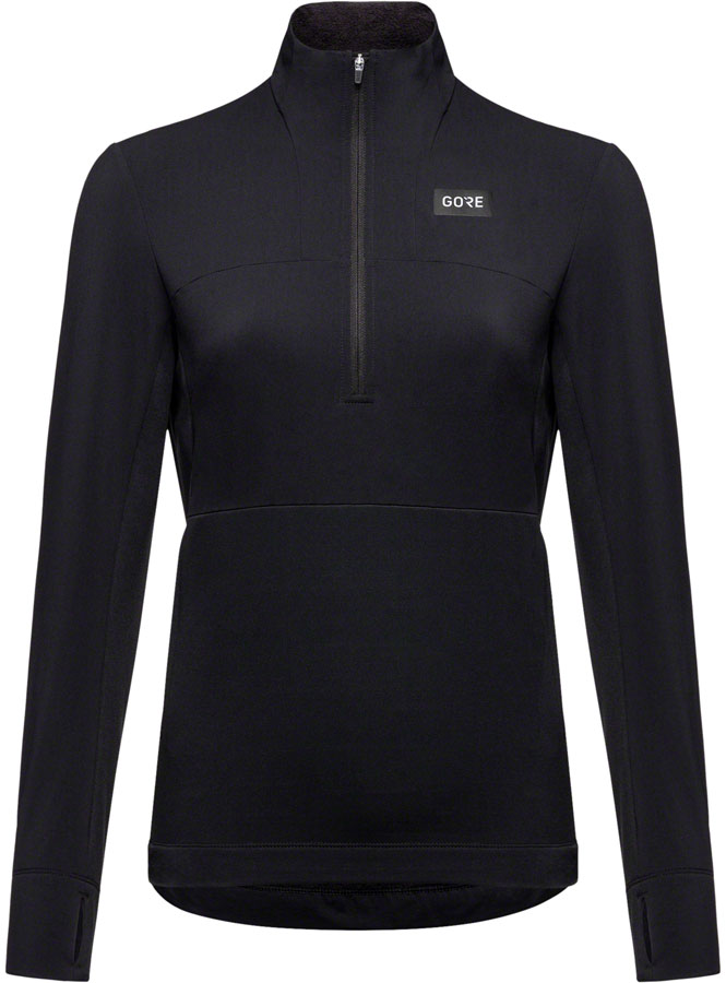 Gorewear Trail KPR Hybrid 1/2-Zip Jersey - Black, Women's, Medium