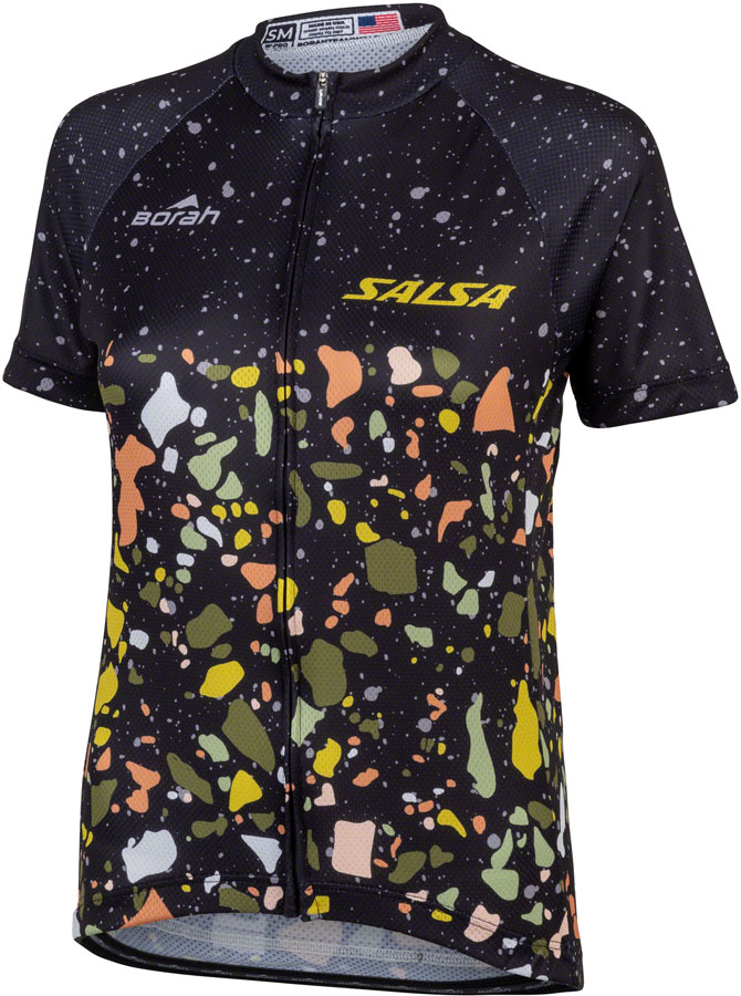 Salsa Women's Terrazzo Jersey - Large, Black 