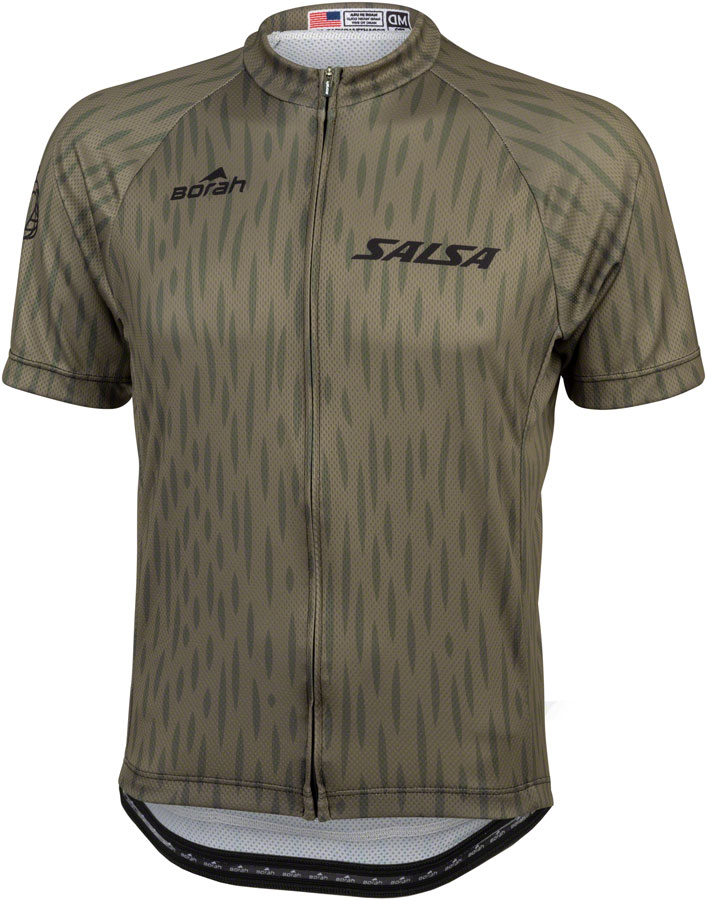 Salsa Men's Hinterland Jersey - X-Large, Olive Green 