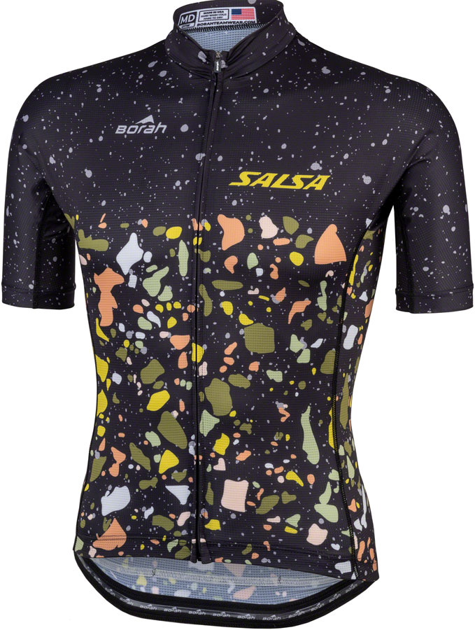 Salsa Men's Terrazzo Aero Jersey - Large, Black 