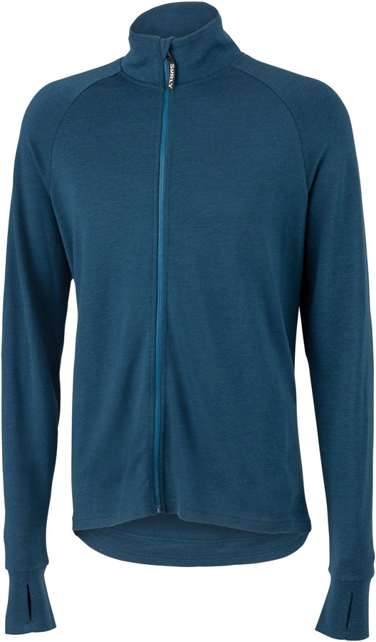 Surly Merino Wool Jersey - Navy, Long Sleeve, Men's, Medium