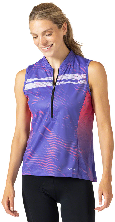 Terry Breakaway Mesh Sleeveless Jersey - LeMans, Large 