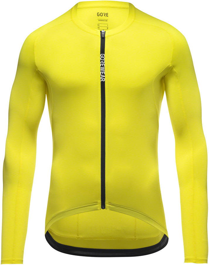 Gorewear Spinshift Long Sleeve Jersey - Neon Yellow, Men's, Medium