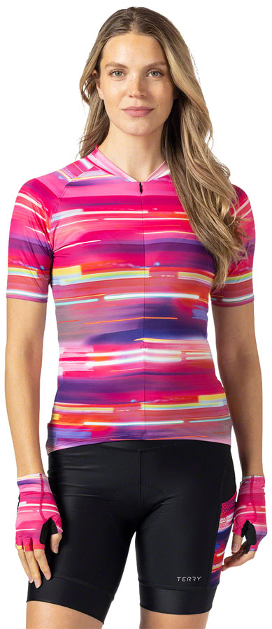 Terry Soleil Short Sleeve Jersey - Traffic, Small 