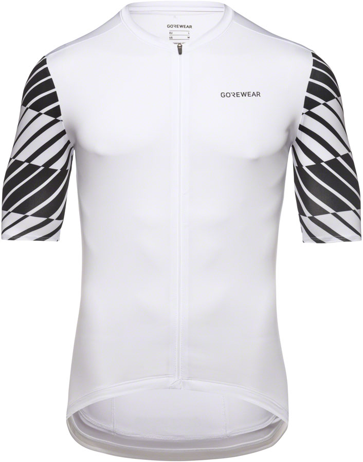 Gorewear Swiftride Optical Jersey - White/Black, Men's, X-Large