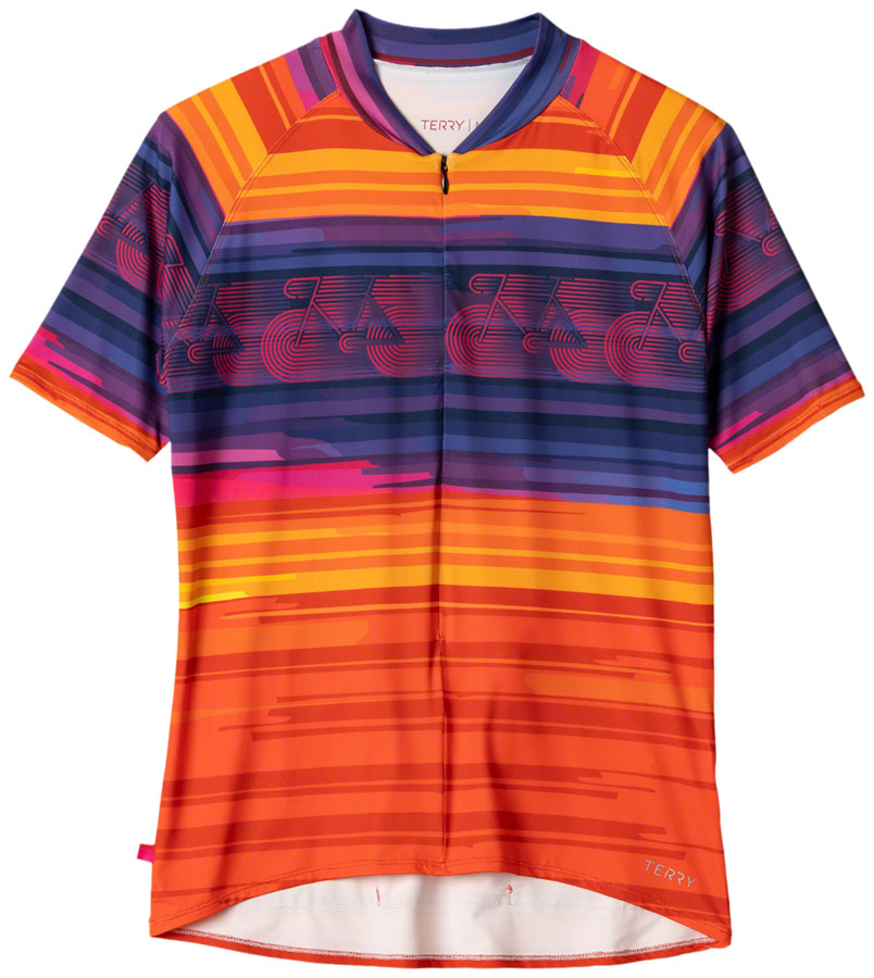 Terry Soleil Flow Short Sleeve Jersey - Women's, Horizoom, X-Large