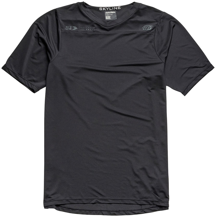 Troy Lee Designs Skyline Short Sleeve Jersey  Mono Black, 2X-Large