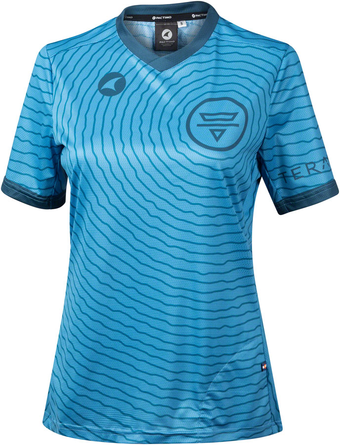 Teravail Monitor Jersey - Lake Blue/Steel Blue/Prussian Blue, Women's, X-Large 