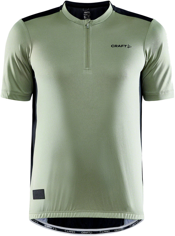 Craft Core Offroad Jersey - Short Sleeve, Forest/Black, Small, Men's 