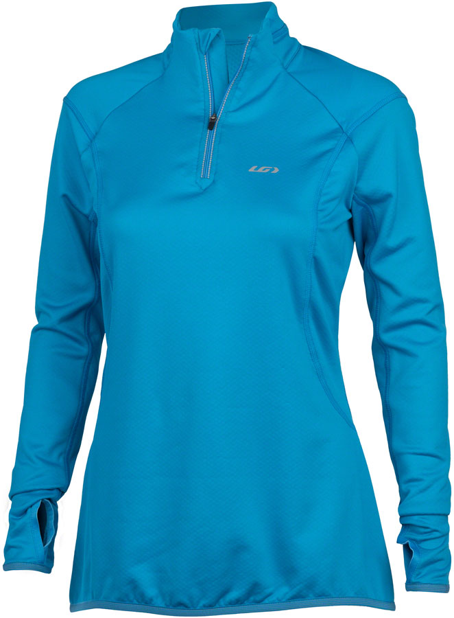 Garneau Edge 2 Long Sleeve Jersey - Blue Hawa, Women's, Small 