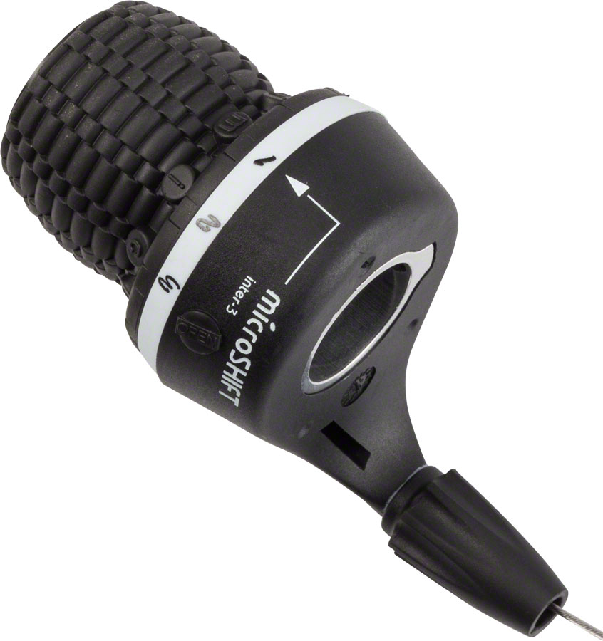 microSHIFT Internal Gear Twist Shifter for Shimano Nexus 3-Speed Internal Hub