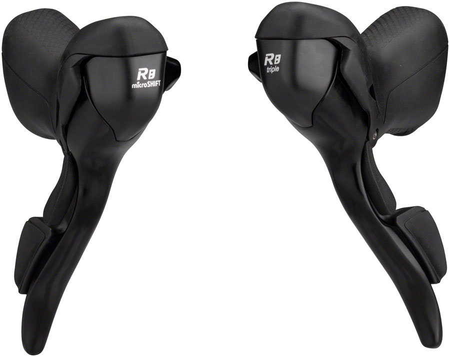 microSHIFT R8 Drop Bar Shift Lever Set 3 x 8-Speed, Shimano Compatible






