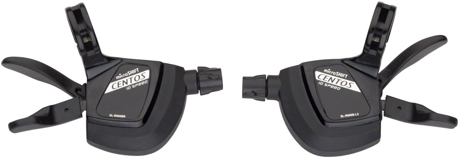 microSHIFT Centos Trigger Shifter Set, 10-Speed Road, Double, Shimano Tiagra 4700 Compatible 