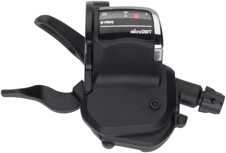microSHIFT Internal Gear Flat Bar Trigger Shifter, Shimano Nexus 8 Compatible 