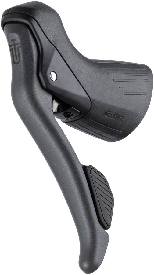 microSHIFT Sword Left Drop Bar Brake Lever with Intergrated Dropper Remote - Gray