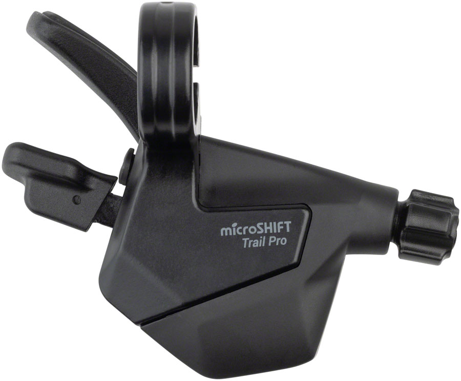microSHIFT ADVENT X Trail Trigger Pro E-Bike Right Shifter - 1x10 Speed, Single Click, Thumb Pad, ADVENT X Compatible Only 