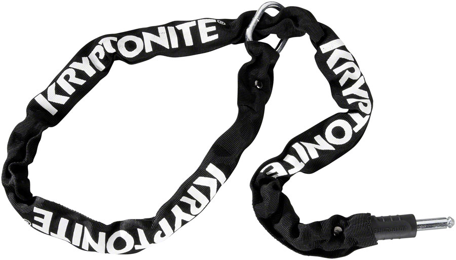 Kryptonite 512 Plug-In Chain Lock - For Ring Lock, 5.5mm, 120cm Length, Black