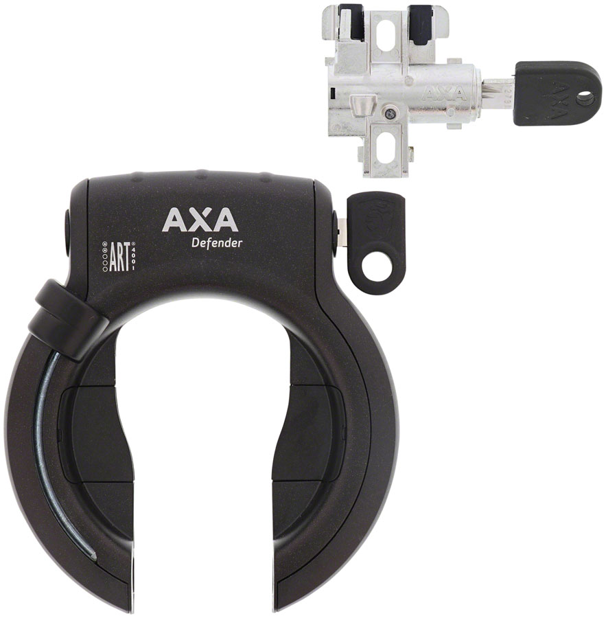 AXA Defender Ring Lock w/Bosch Battery Pack Lock - Tube Style






